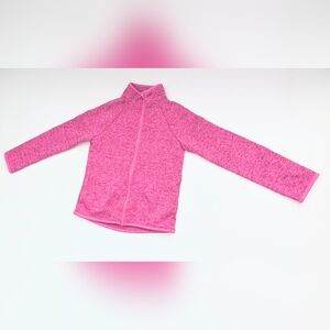 Joe Fresh Active Kids (Size 6/Small) Cozy Pink Zip-Front Sweatshirt/Jacket